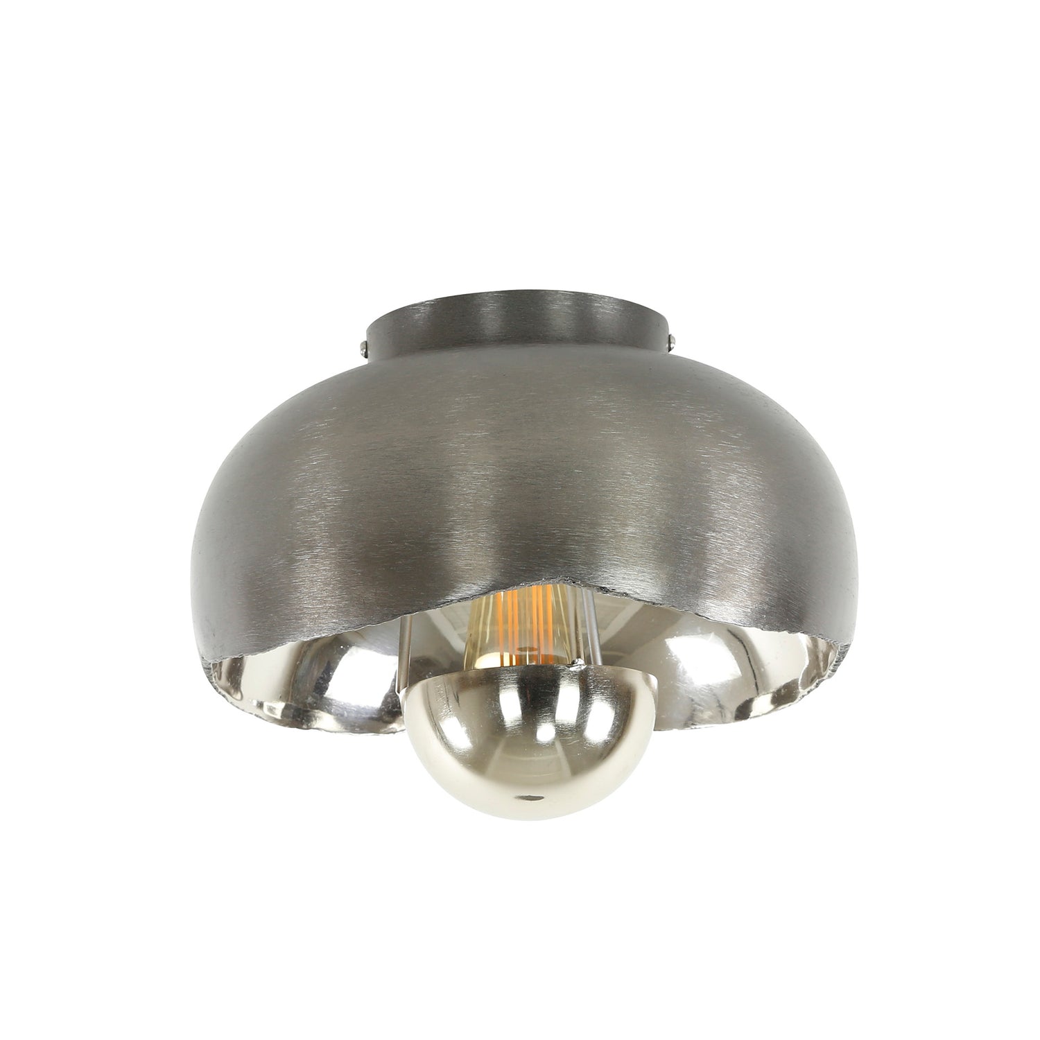 Plafondlamp Ø35 Mirror - 35x35x20 cm - Zwart Nikkel
