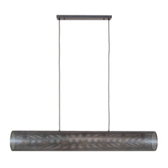 Hanglamp met 7 Lampen Koker XL Mesh - 145x20x150 cm - Artic Zwart
