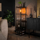 Wijnreklamp Decorate - 33x35x132 cm - Charcoal