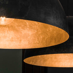 Hanglamp met 2 lampen Ø60 Dome - 142x60x150 cm - Charcoal