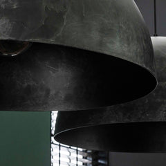 Hanglamp met 2 lampen Ø60 Dome - 142x60x150 cm - Charcoal