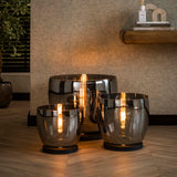 Vloerlamp UP L - 29x29x27 cm - Smoke Grey - Glas