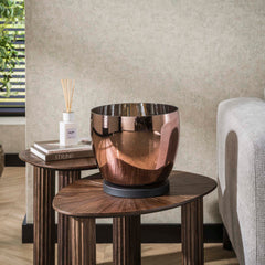 Vloerlamp UP L - 29x29x27 cm - Copper Color - Glas