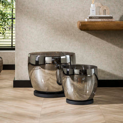 Vloerlamp UP XL - 33x33x32 cm - Smoke Grey - Glas