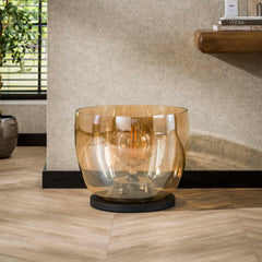 Vloerlamp UP XXL - 48x48x41 cm - Amber Color - Glas