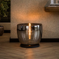 Vloerlamp UP XXL - 48x48x41 cm - Smoke Grey - Glas