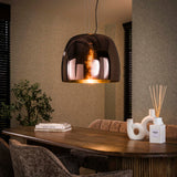 Hanglamp met 1 lamp drift XL glass - 48x48x150 cm - Copper Color - Glas