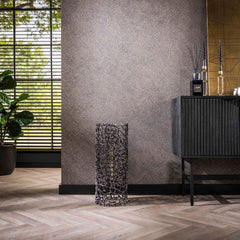 Vloerlamp Ø25 Weaver Cylinder - 25x25x61 cm - Zwart Nikkel