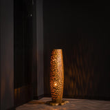 Vloerlamp S Bars - 40x40x104 cm - Teakhout