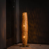Vloerlamp M Bars - 40x40x145 cm - Teakhout