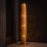 Vloerlamp L Bars - 40x40x184 cm - Teakhout
