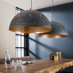 Hanglamp Ø70 Punch - 70x70x150 cm - Zwart Bruin