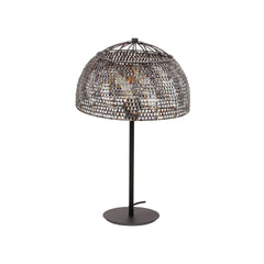 Tafellamp Ø35 Armor Open - 35x35x55 cm - Zwart Bruin