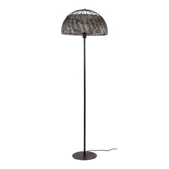 Vloerlamp Ø50 Armor Open - 50x50x164 cm - Zwart Bruin