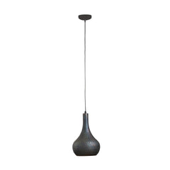 Hanglamp met 1 lamp industry concrete kegel - 25x25x150 cm - Zwart Bruin
