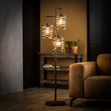 Vloerlamp 3L Spindle - 37x29x150 cm - Slate Grey