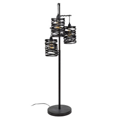 Vloerlamp 3L Spindle - 37x29x150 cm - Slate Grey
