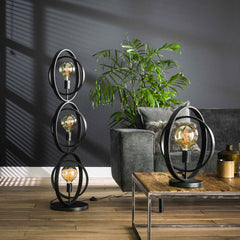 Vloerlamp met 3 lampen Turn Around - 40x30x124 cm - Charcoal
