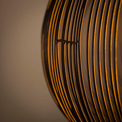 Hanglamp Ø70 Copper Twist - 70x70x150 cm - Zwart Nikkel