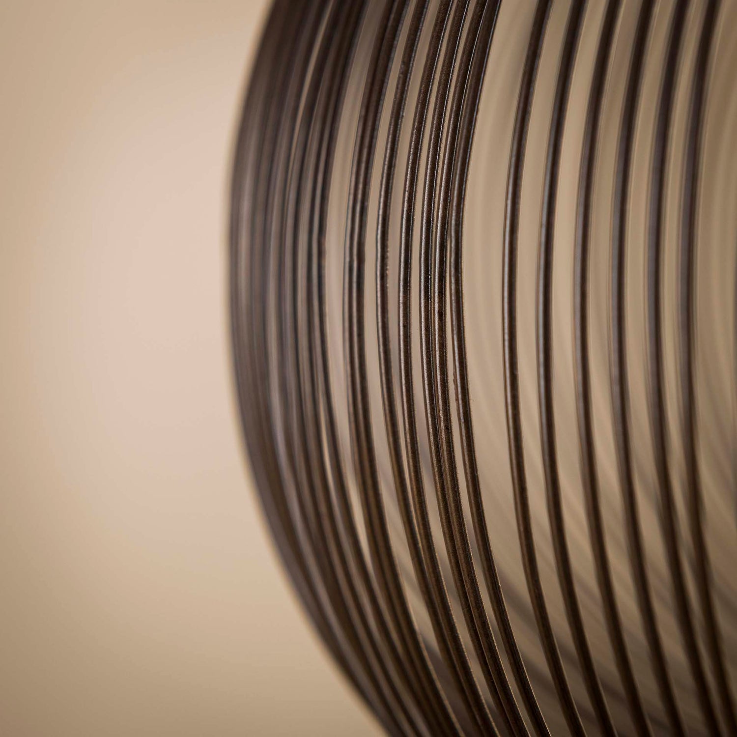Hanglamp Ø70 Copper Twist - 70x70x150 cm - Zwart Nikkel
