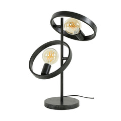 Tafellamp met 2 lampen hover - 42x26x53 cm - Charcoal