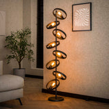 Vloerlamp 8L Hover - 42x26x160 cm - Charcoal