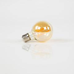Lichtbron LED Filament Bol G70 - 7x7x8 cm - Amber - Glas