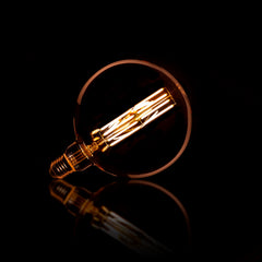 Lichtbron LED Filament Bol [G150] - 15x15x16 cm - Amber - Glas