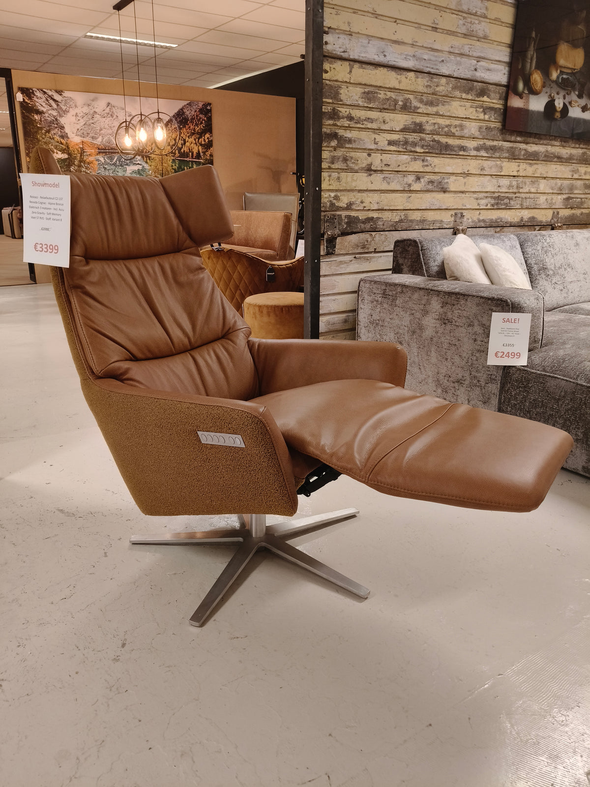 Releazz CZ-137 - Nevada Cognac/Alpine Bronze - Elek. 3 mtr - Incl. Accu
