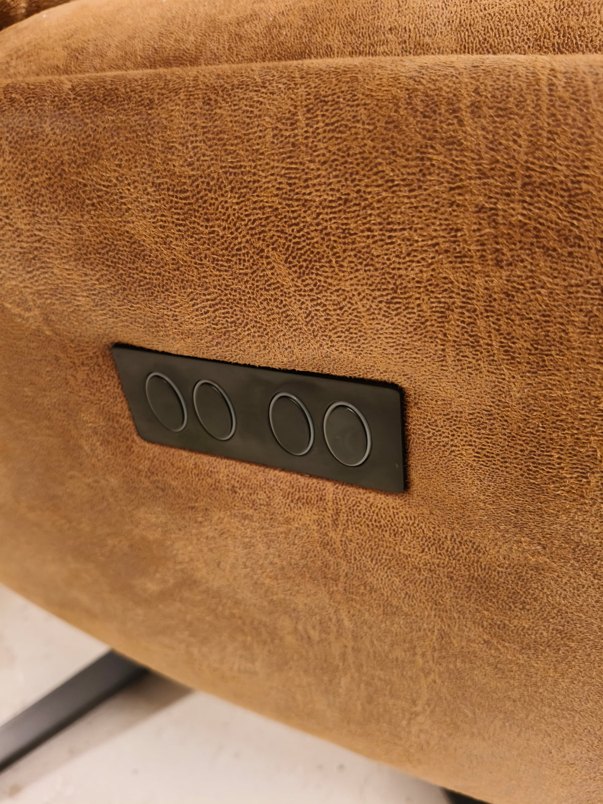 Relaxfauteuil Cadillac Xtra-Large - Paola Camel 09 - Elektrisch verstelbaar