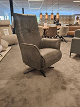 Het Anker - Relaxfauteuil Pacha - Afrika leder Darkgreen - Elektrisch + Accu
