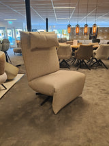 Chill-Line Relaxfauteuil Indi - Stof Loire Light Taupe - Manueel verstelbaar