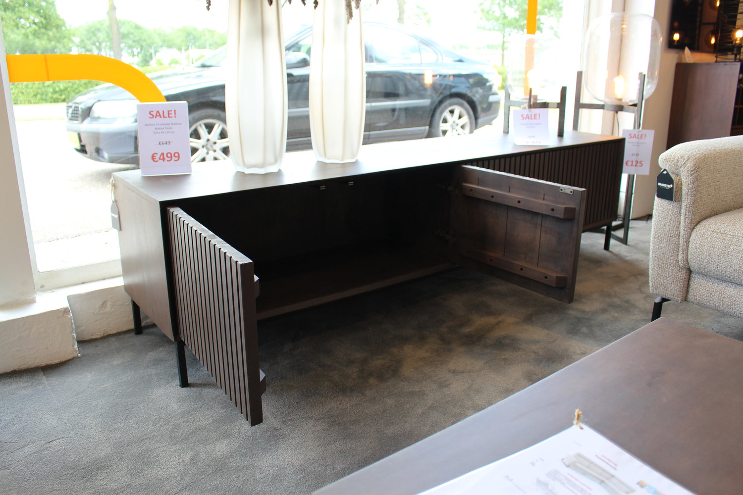 TV-meubel Madison Walnut 210cm