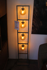 Vloerlamp Tower - Oud zilver