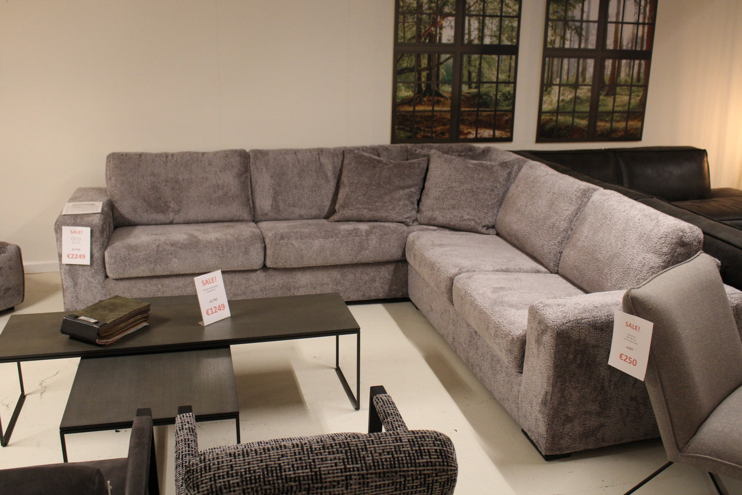 Hoekbank Serino - Be Lovely Grey 45