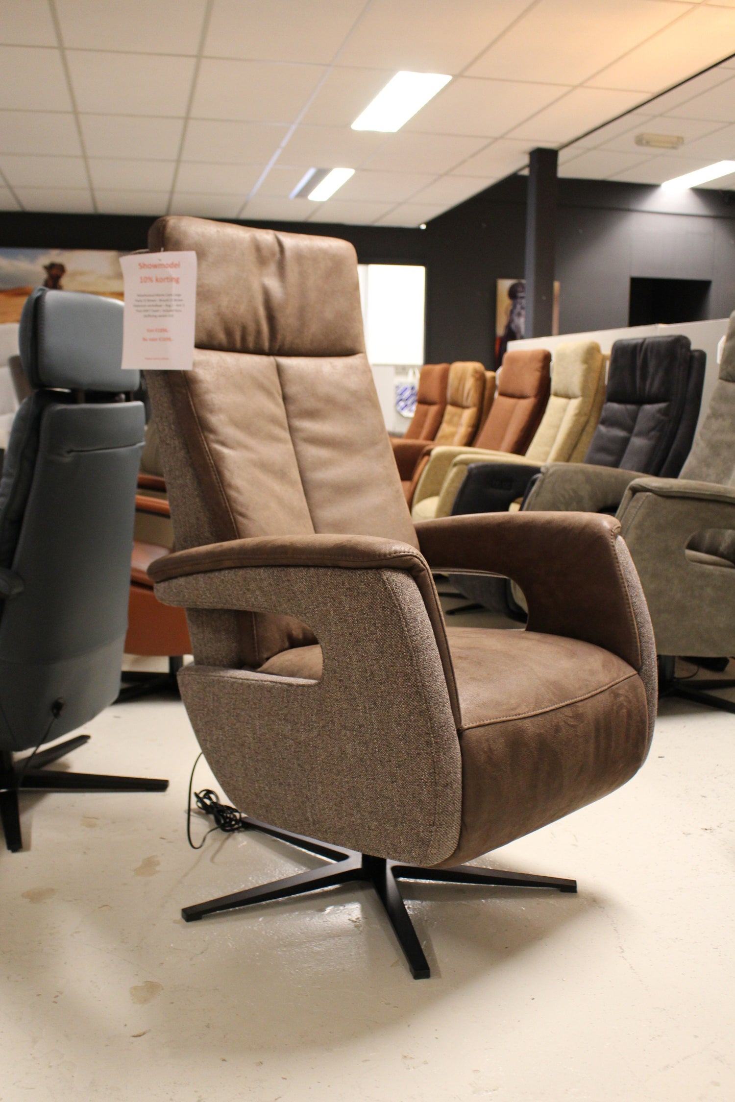 Relaxfauteuil Monte Carlo Large - Elektrisch verstelbaar - Incl. Accu