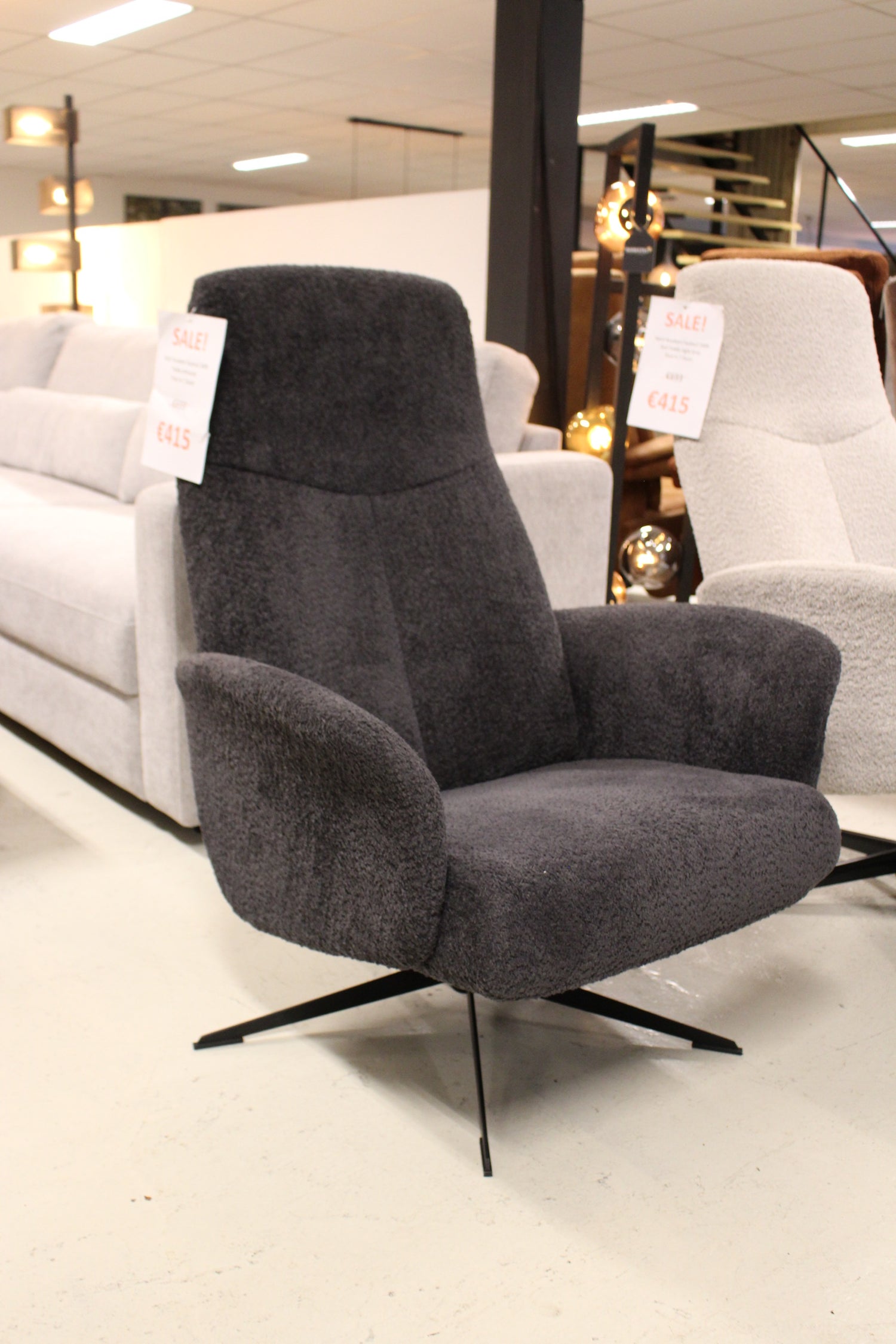 Hjort Knudsen Fauteuil 3409 - Teddy Antraciet