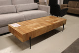 Salontafel Blocks - Massief Acacia Naturel - 150x60cm
