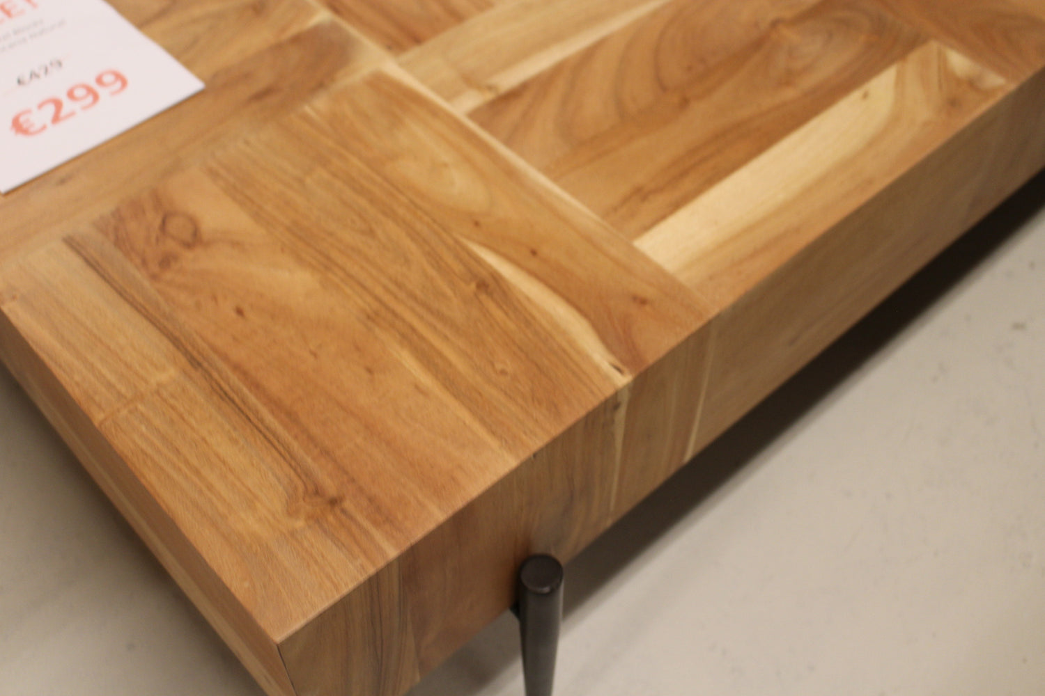 Salontafel Blocks - Massief Acacia Naturel - 150x60cm