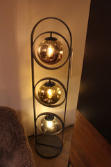 Vloerlamp 3L Stellar - Oud zilver