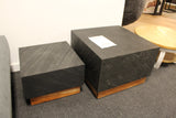 Salontafelset Blox Slate - Leisteen - Set van 2