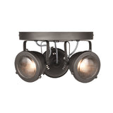 LABEL51 Spot Moto led - Verbrand Staal - Metaal - 3 Lichts