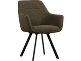 Eetkamerstoel Martijn - met arm - Stof Lodge