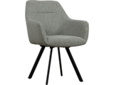 Eetkamerstoel Martijn - met arm - Stof Lodge