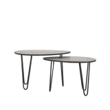 LABEL51 Salontafel Frisk - Zwart - Mangohout