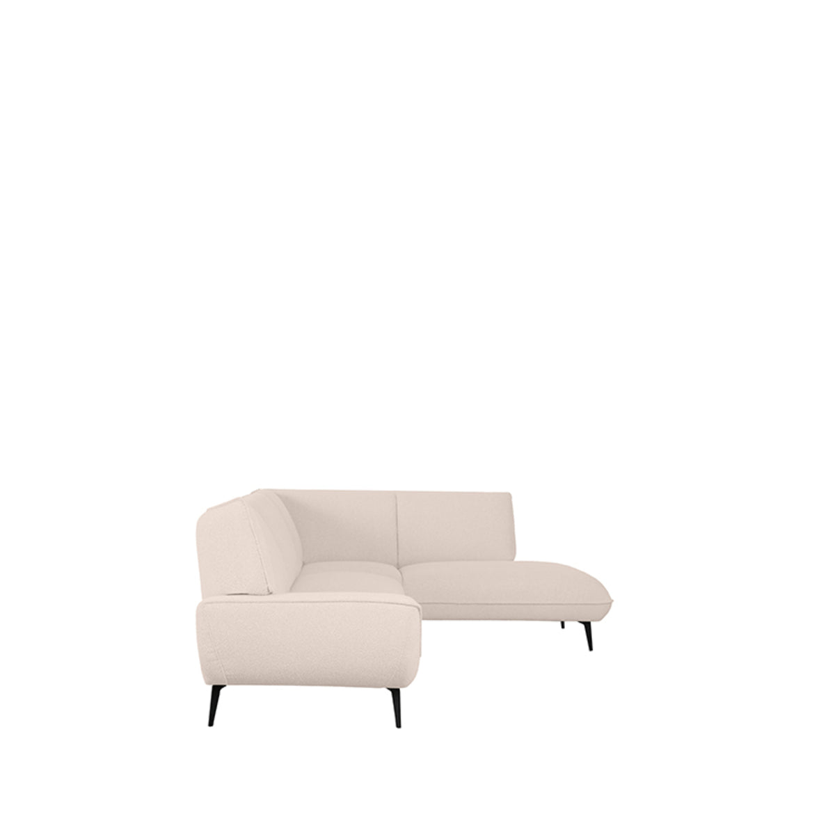 Translate Hoekbank Pesaro Rechts 274x85-203x82 cm naar het Nederlands.