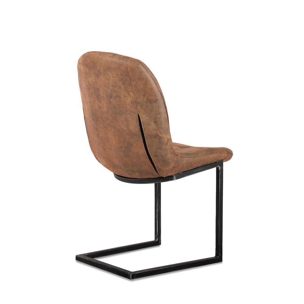 Eetkamerstoel Ben Zonder Armleuning / Jackson 803 Cognac