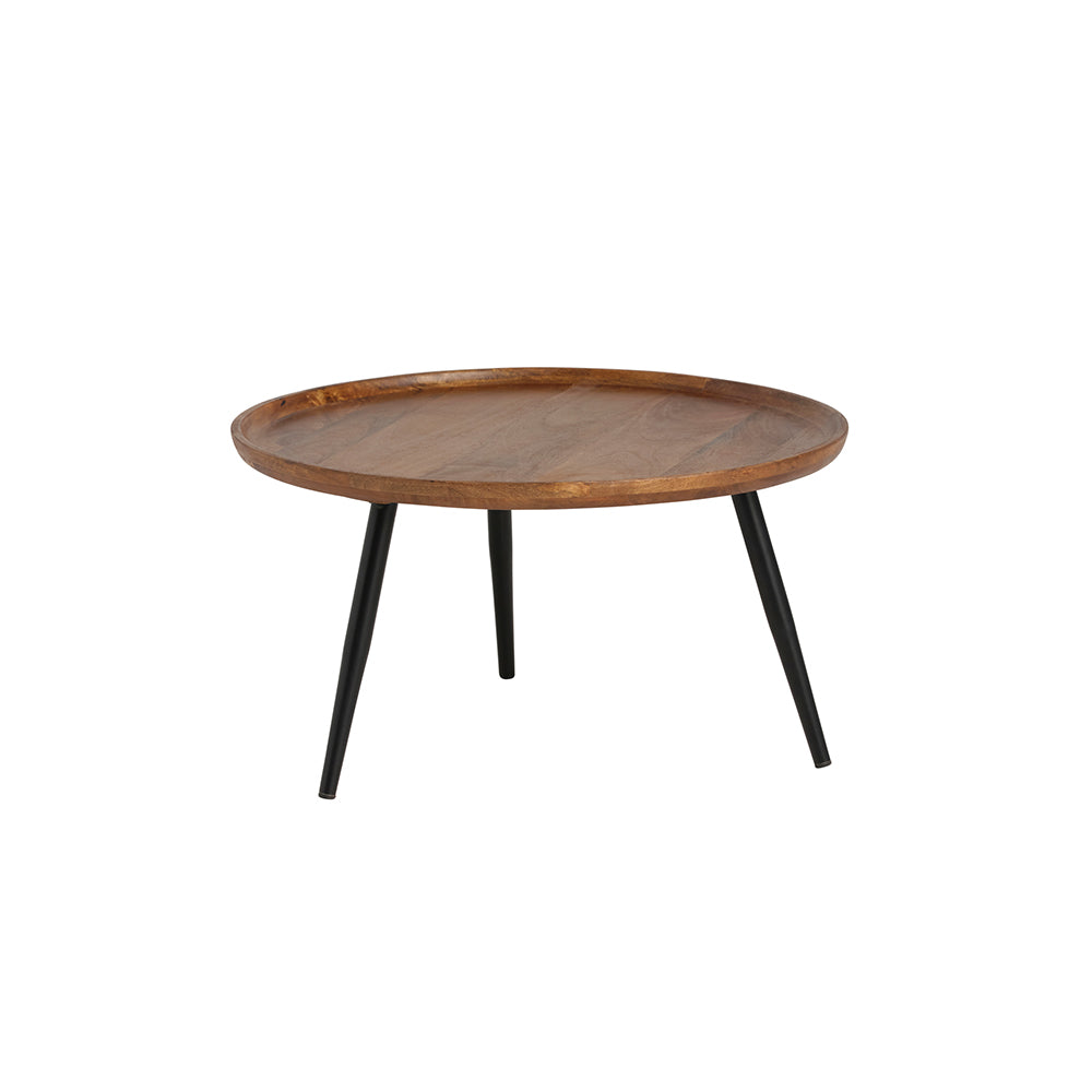 Benny coffee table Ø75, metal legs