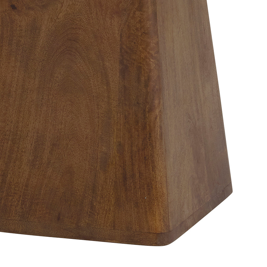 Side table 40, Mango Brown Walnut