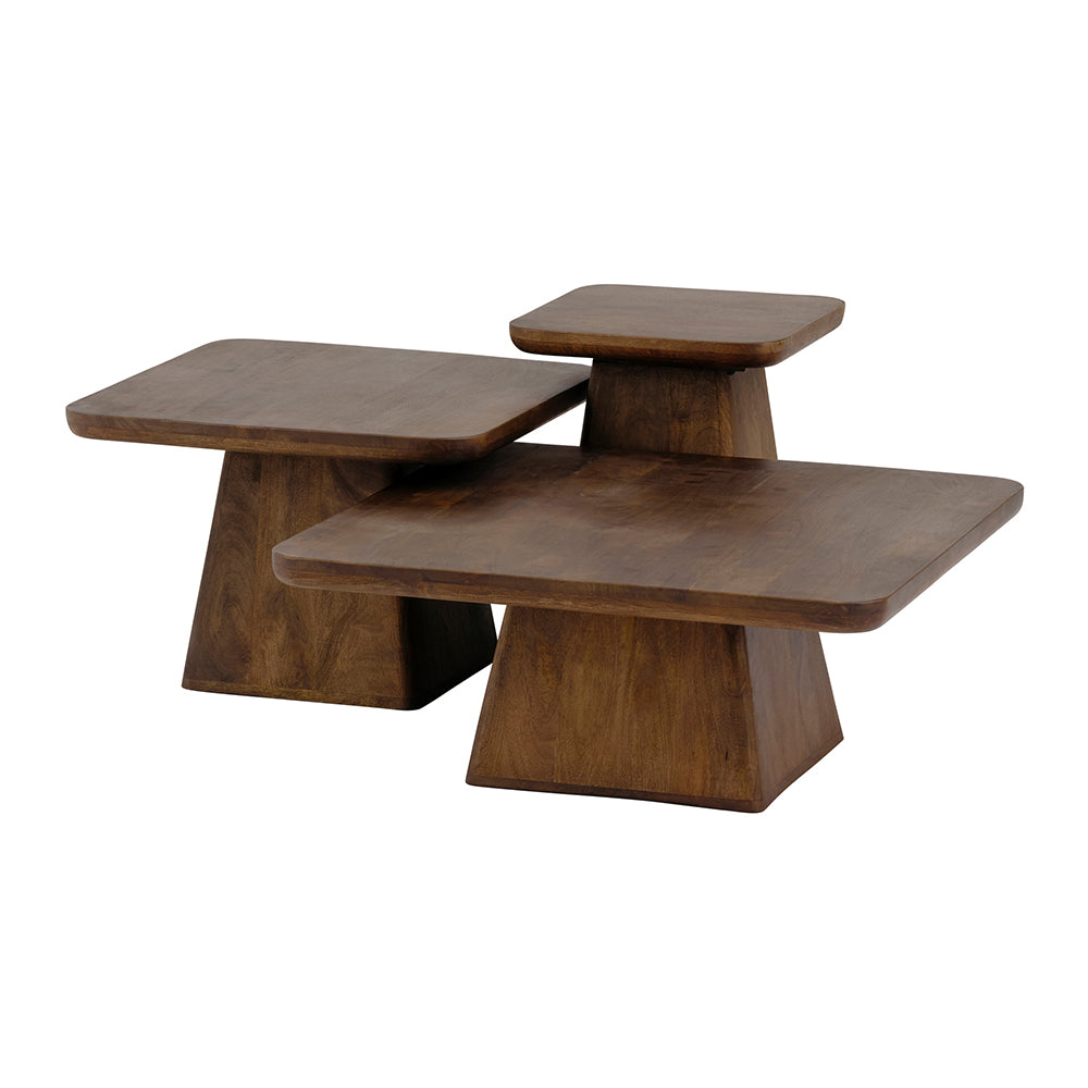 Side table 40, Mango Brown Walnut